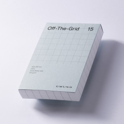 Squared Off-The-Grid 15 notepad - Gmund - Sky 100 g 200 sheets