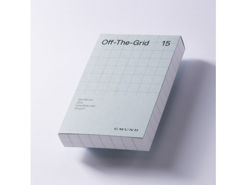 Notes w kratkę Off-The-Grid 15 - Gmund - Sky 100 g 200 ark.