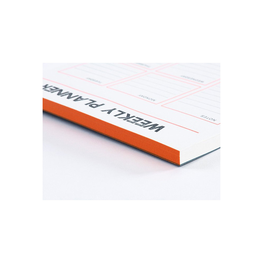 Planer tygodniowy Letterpress - Gmund - Neon Orange 50 ark.