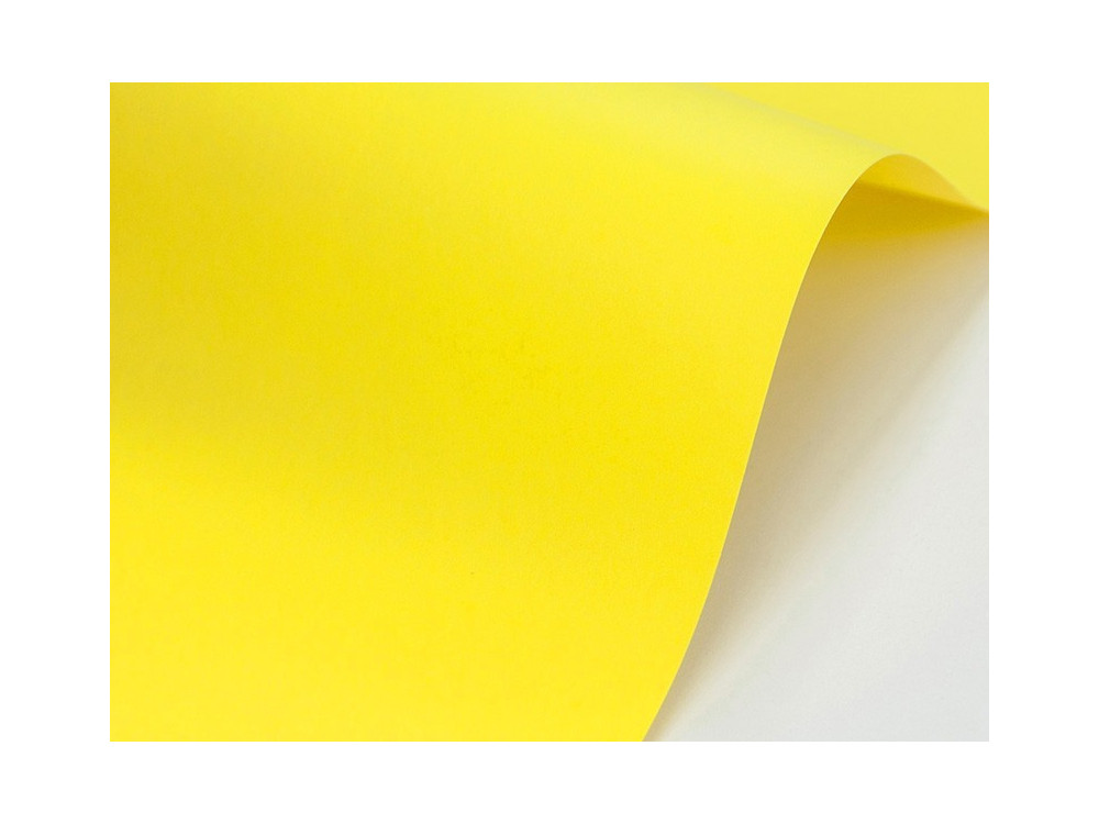 Papier Sirio Color 115g - Limone, żółty, A4, 20 ark.