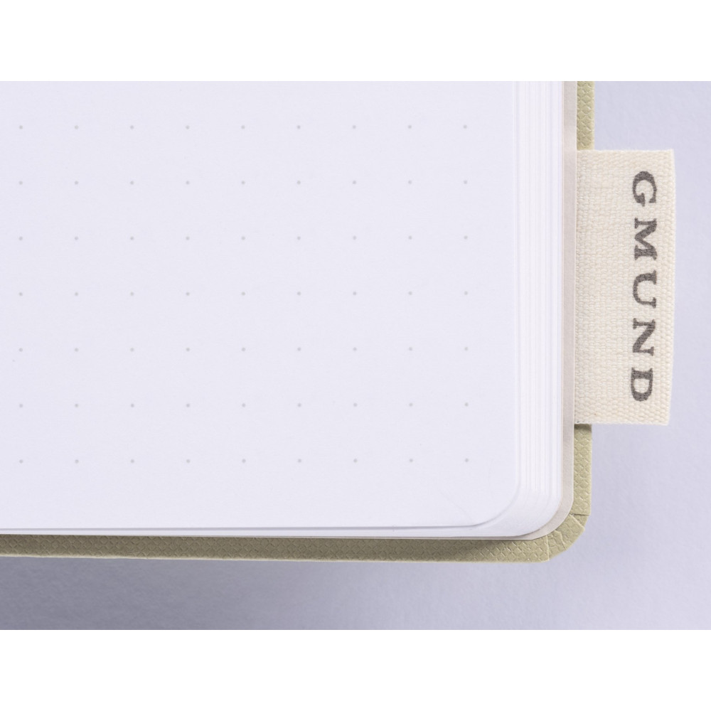 Notes w kropki Mono - Gmund - Pistacchio 115 g 112 ark.