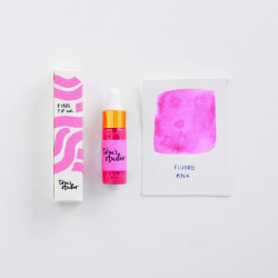 Mini tusz do zakreślaczy Ori - Tom's Studio - Fluoro Pink 5 ml