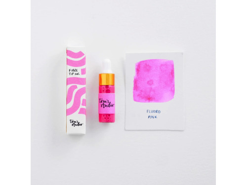 Mini tusz do zakreślaczy Ori - Tom's Studio - Fluoro Pink 5 ml