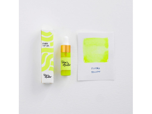Mini tusz do zakreślaczy Ori - Tom's Studio - Fluoro Yellow 5 ml