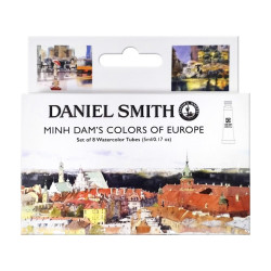 Set of Extra Fine Watercolor paints Minh Dam's Colors of Europe - Daniel Smith - 8 x 5 ml
