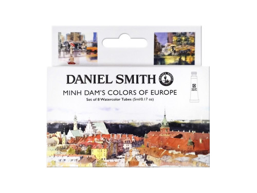 Zestaw akwareli Extra Fine Minh Dam's Colors of Europe - Daniel Smith - 8 x 5 ml