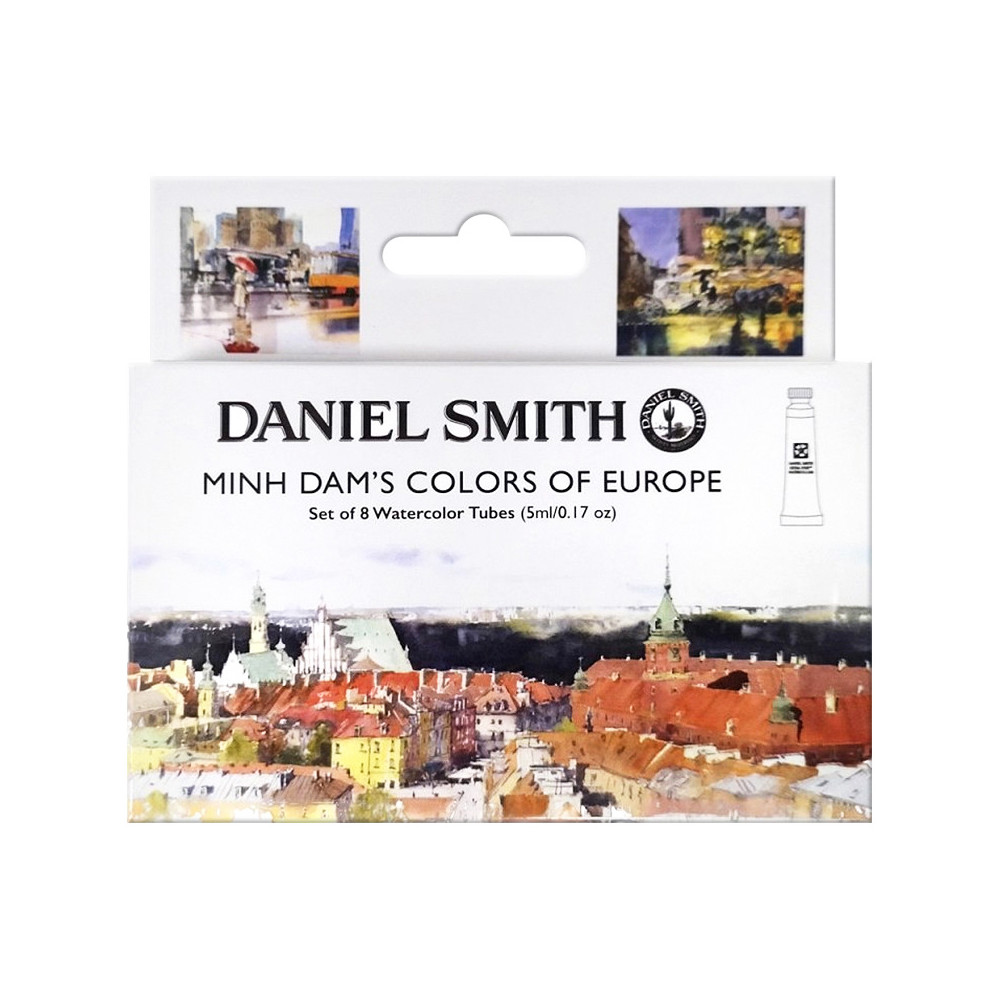 Zestaw akwareli Extra Fine Minh Dam's Colors of Europe - Daniel Smith - 8 x 5 ml