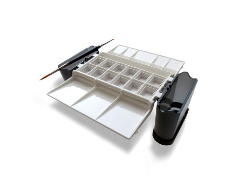 Classic watercolor palette - Portable Painter - 12 compartments