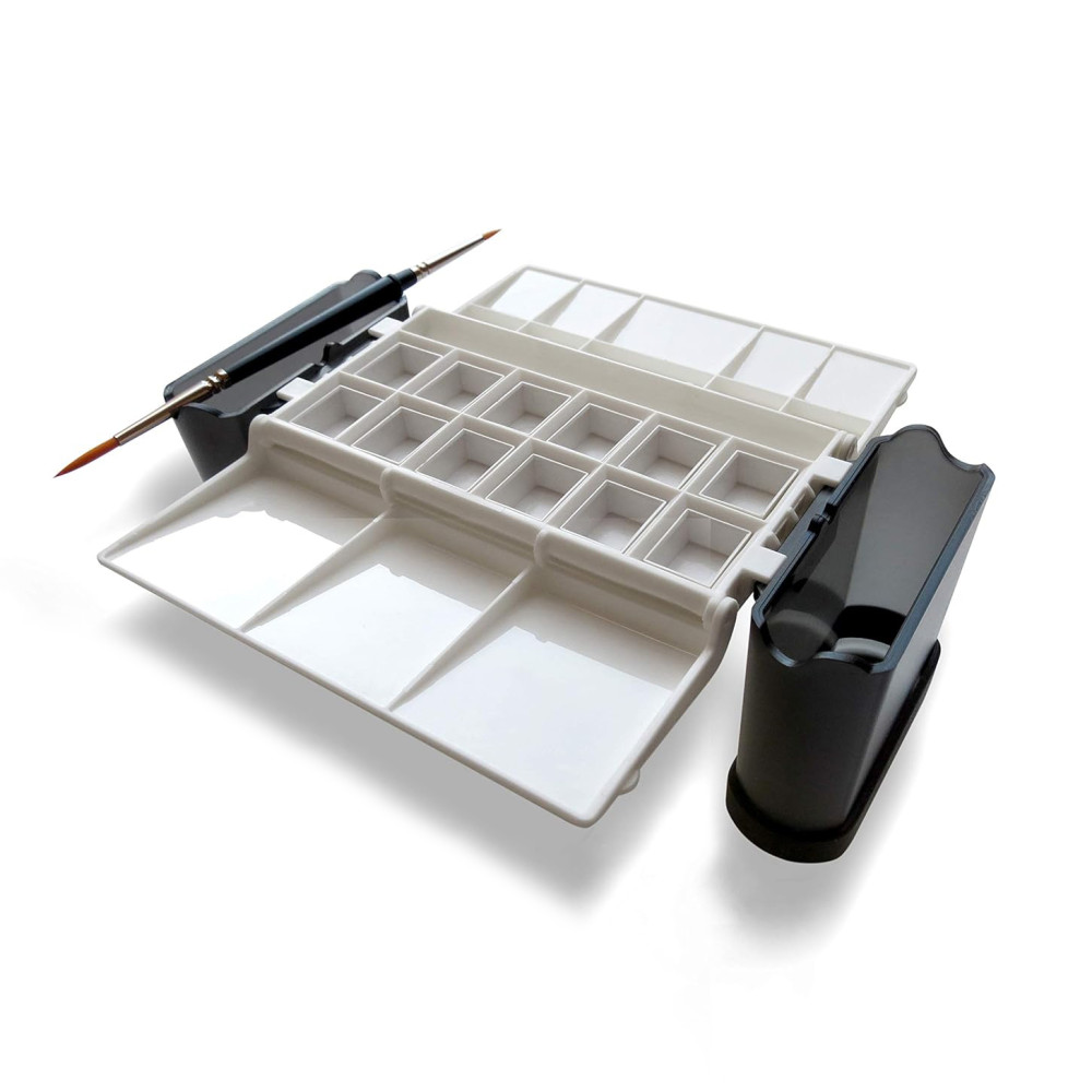 Paletka podróżna Classic na akwarele - Portable Painter - 12 półkostek
