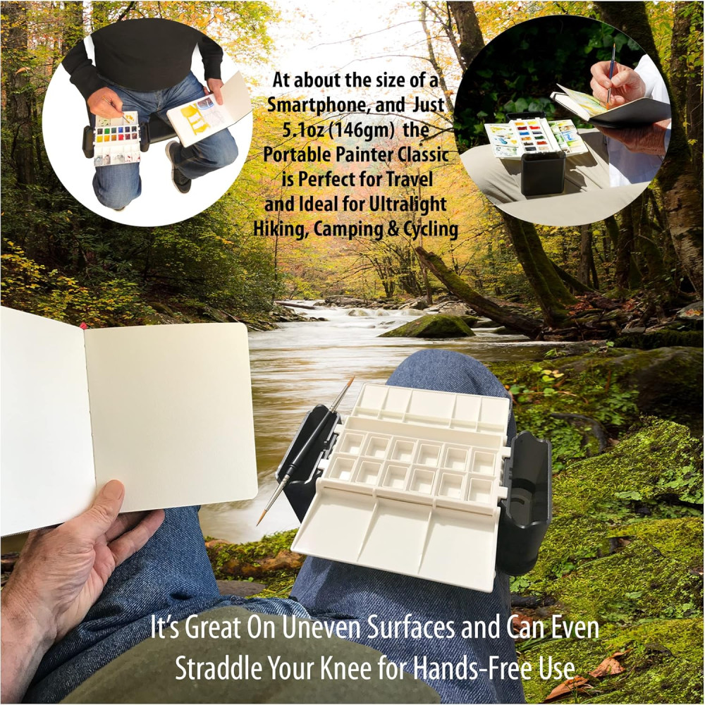 Classic watercolor palette - Portable Painter - 12 compartments