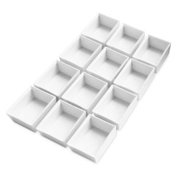 Classic watercolor palette half pans - Portable Painter - 12 pcs