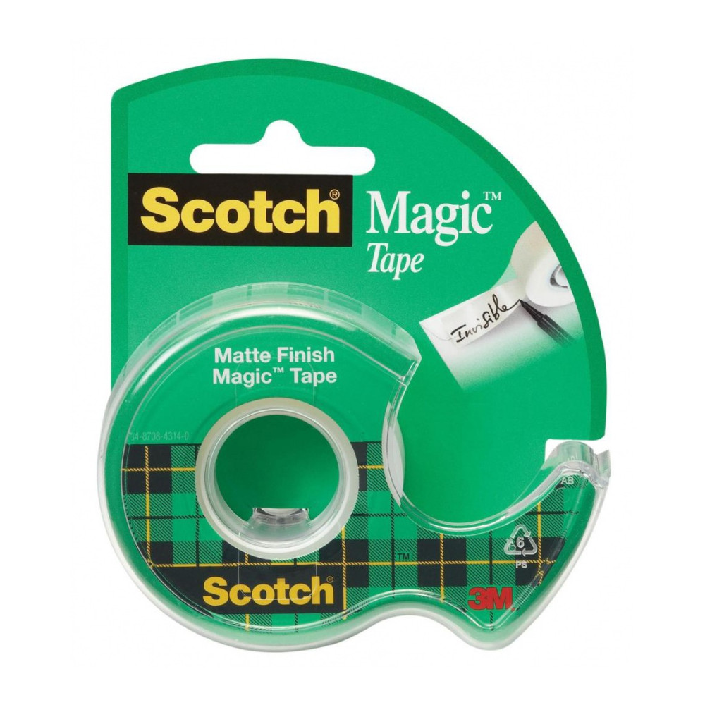 Taśma biurowa Magic z dyspenserem - Scotch - matowa 19 mm x 7,5 m