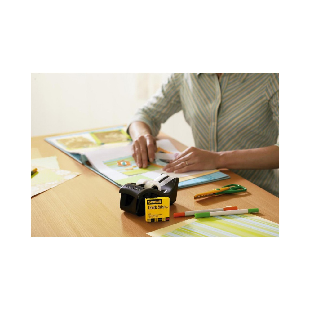 Double-sided office tape - Scotch - transparent 12 mm x 22,8 m