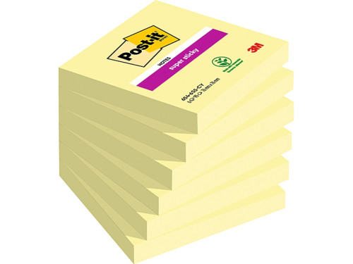 Karteczki samoprzylepne 76 x 76 mm - Post-it - żółte 90 szt.