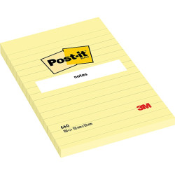 Karteczki samoprzylepne w linie 102 x 152 mm - Post-it - 100 szt.