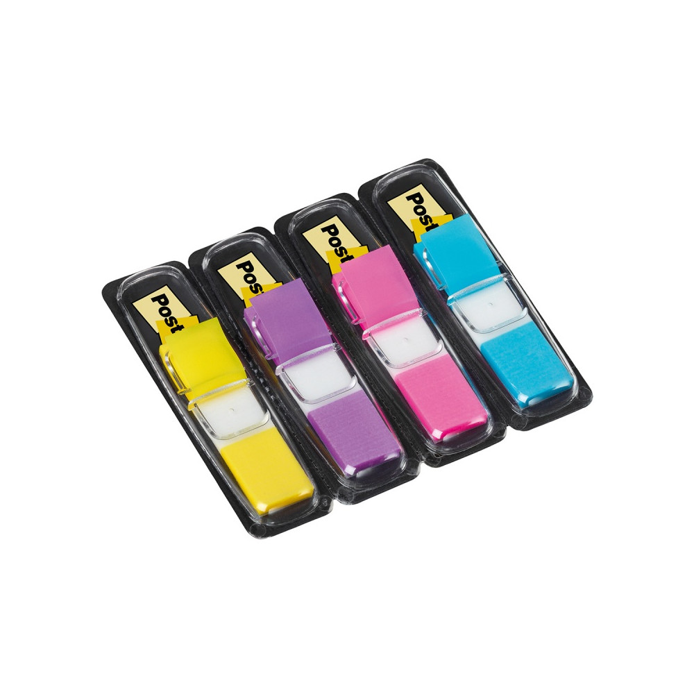 Zakładki indeksujące 11,9 x 43,2 mm - Post-it - neonowe 4 x 35 szt.