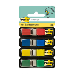 Zakładki indeksujące 102 x 152 mm - Post-it - 4 x 35 szt.