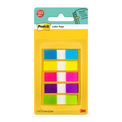 Zakładki indeksujące 11,9 x 43,2 mm - Post-it - 5 x 20 szt.