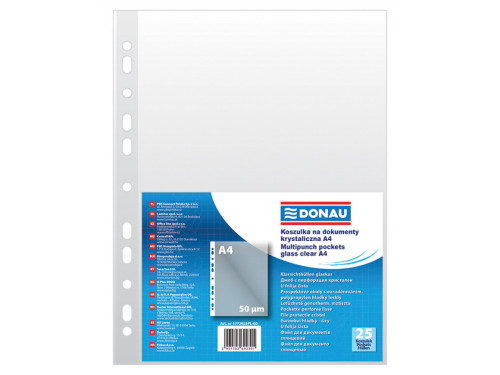 Multipunch pockets A4 - Donau - 25 pcs