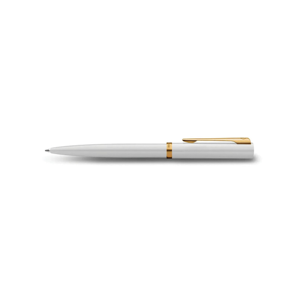 Ballpoint pen Impression with box - Waterman - White Gold Trim