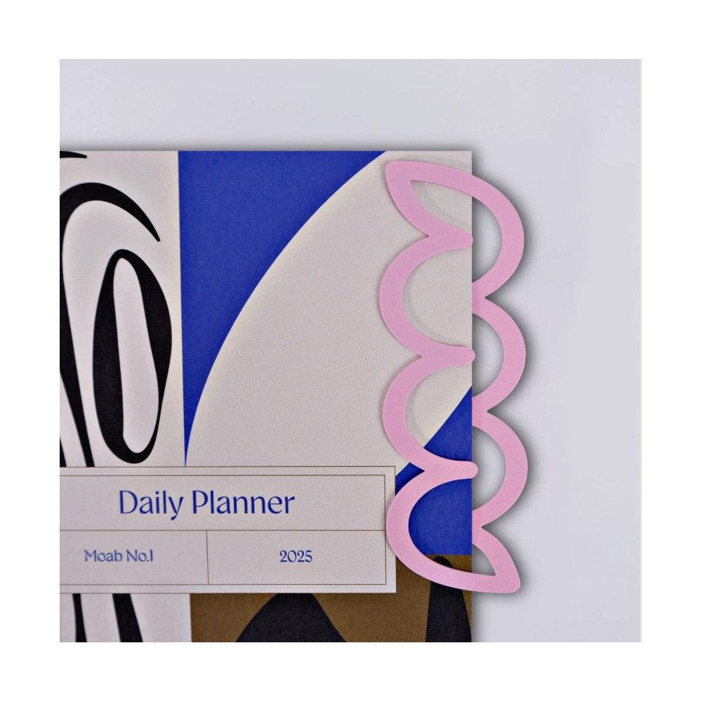 Helix 3D printed bookmark - The Completist. - Multicolour