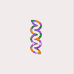 Zakładka Mini Helix 3D - The Completist. - Multicolour