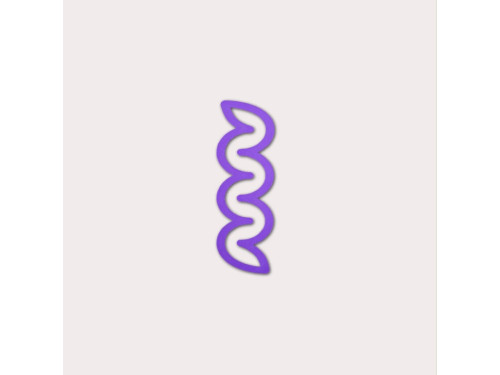 Zakładka Mini Helix 3D - The Completist. - Lavender