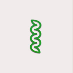 Zakładka Mini Helix 3D - The Completist. - Emerald