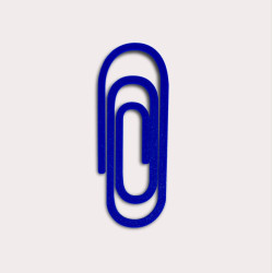 Zakładka Paperclip 3D - The Completist. - Ultramarine