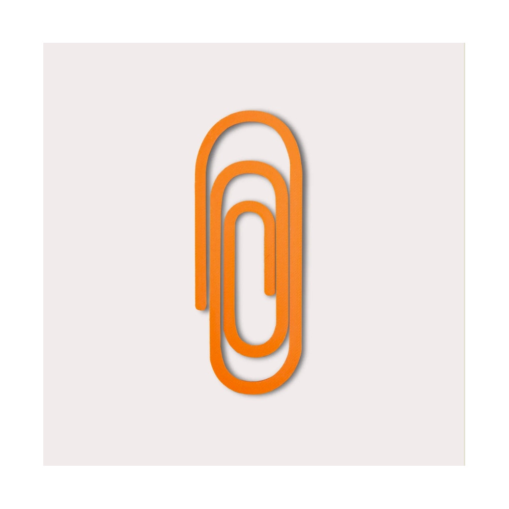 Zakładka Paperclip 3D - The Completist. - Mandarin