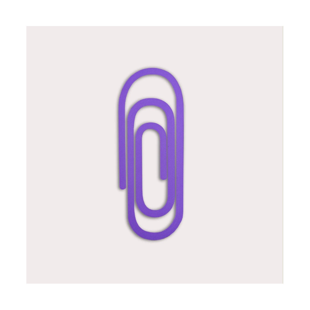 Zakładka Paperclip 3D - The Completist. - Lavender
