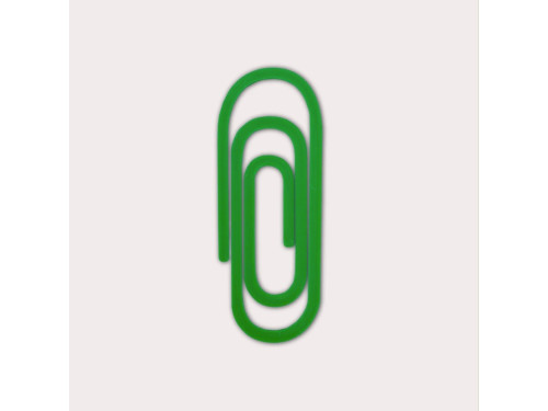 Zakładka Paperclip 3D - The Completist. - Emerald