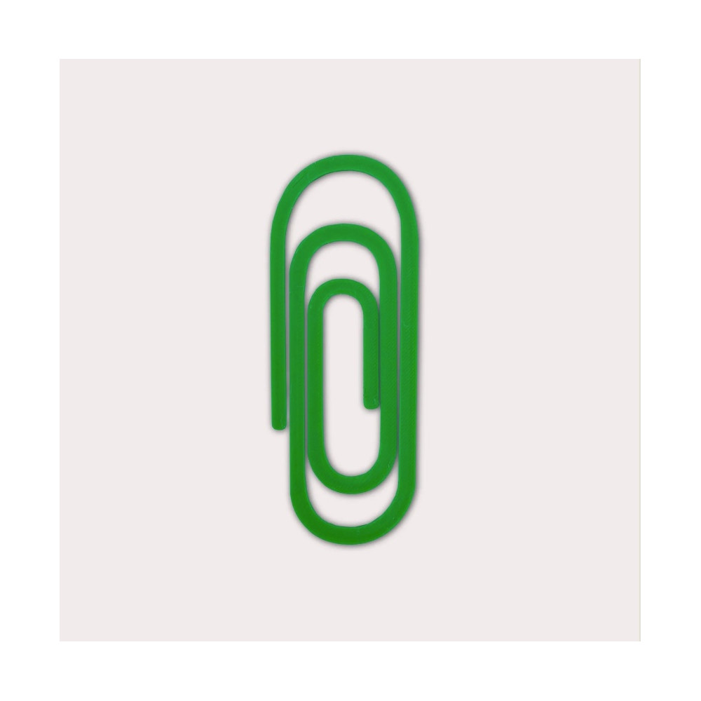 Zakładka Paperclip 3D - The Completist. - Emerald