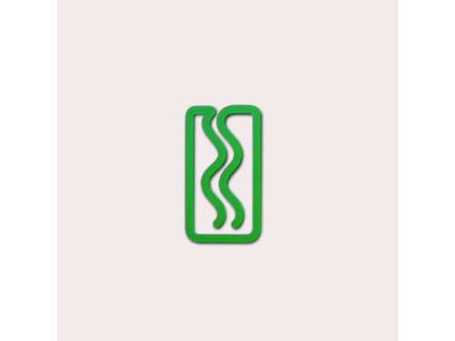 Mini Miami 3D printed bookmark - The Completist. - Emerald
