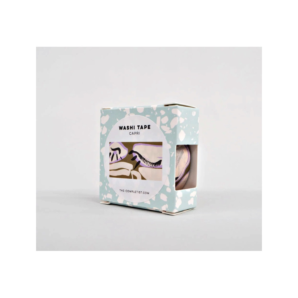 Taśma papierowa washi Capri - The Completist. - 15 mm x 10 m