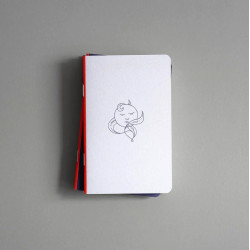 Plain pocket notebook Sleepy Luna - Papierniczeni - 30 sheets
