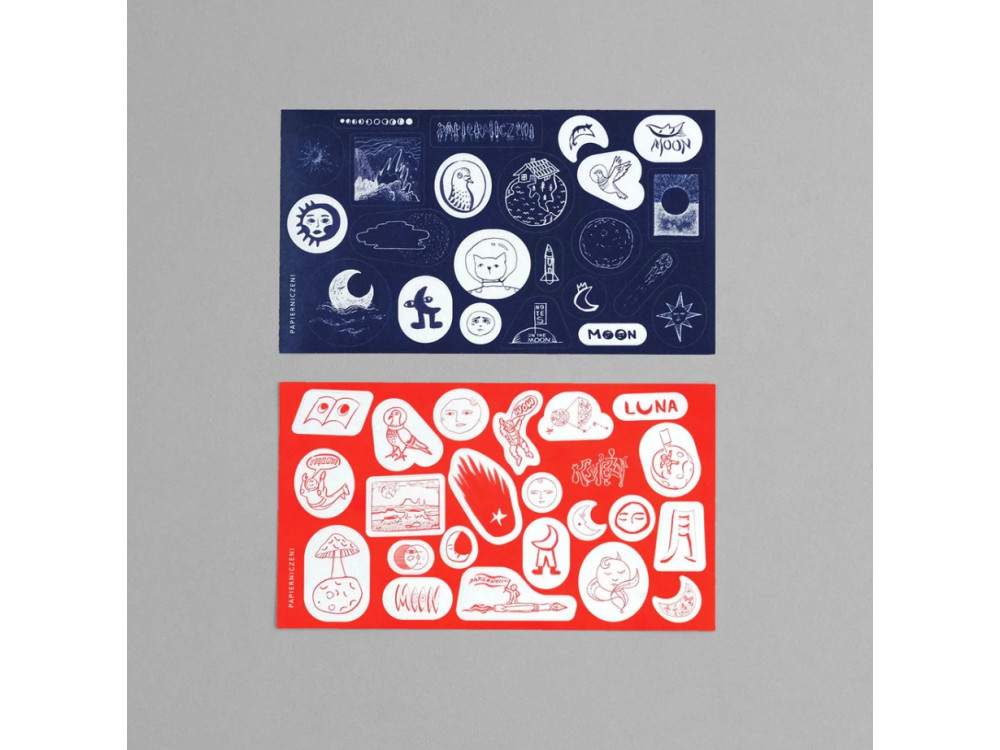 Set of Luna stickers - Papierniczeni