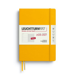 Ruled Weekly Planner & Notebook 2026/2027 A5 - Leuchtturm1917 - Sunflower