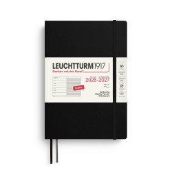 Ruled Weekly Planner & Notebook 2026/2027 A5 - Leuchtturm1917 - Forest Green