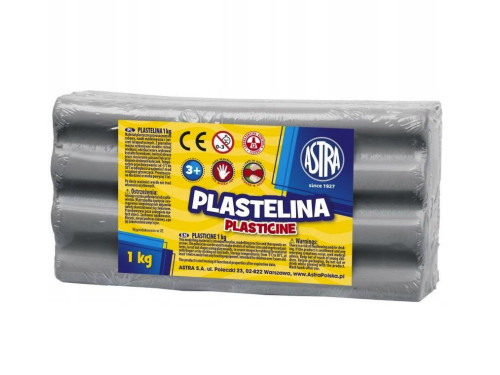 School plasticine - Astra - grey 1 kg