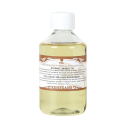 Olej lniany bielony, rafinowany - Renesans - połysk 250 ml