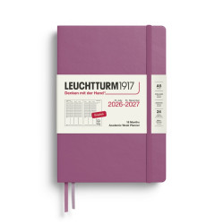 Planer tygodniowy akademicki 2026/2027 A5 - Leuchtturm1917 - Dusty Rose