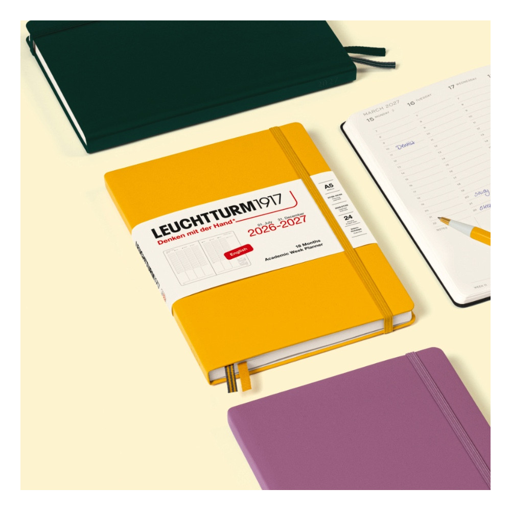 Academic Week Planner 2026/2027 A5 - Leuchtturm1917 - Sunflower