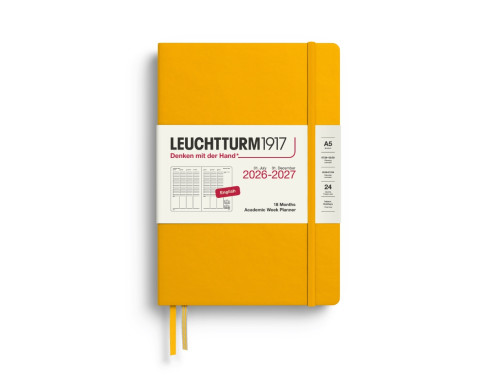 Academic Week Planner 2026/2027 A5 - Leuchtturm1917 - Sunflower