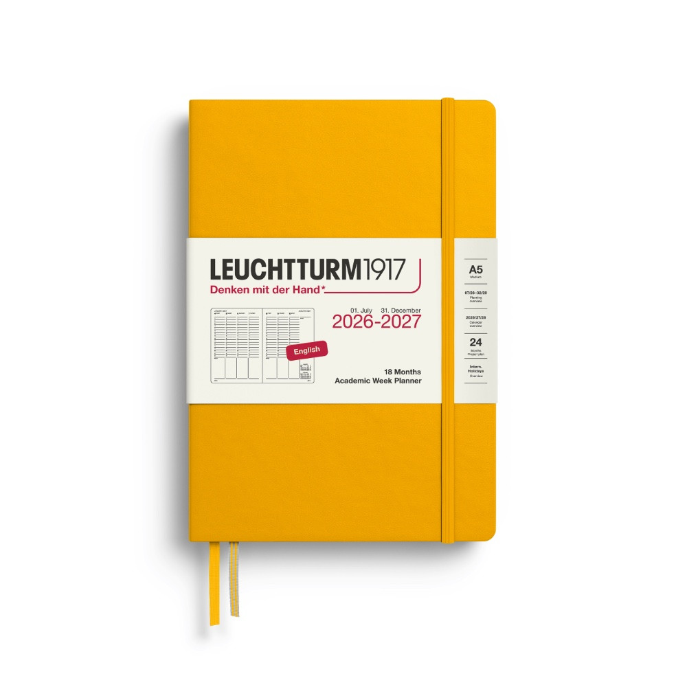 Academic Week Planner 2026/2027 A5 - Leuchtturm1917 - Sunflower