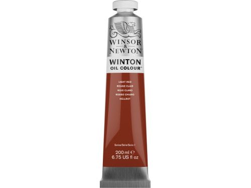 Oil paint Winton Oil Colour - Winsor & Newton - Light Red 200 ml