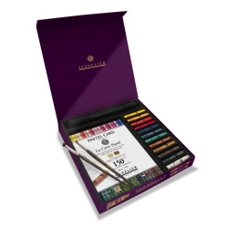 Set of À L'écu Pastels with accessories - Sennelier - 12 pcs.