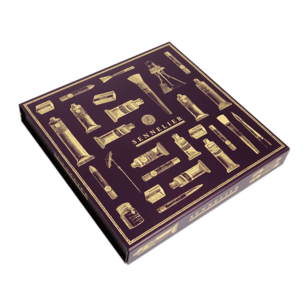 Set of À L'écu Pastels with accessories - Sennelier - 12 pcs.
