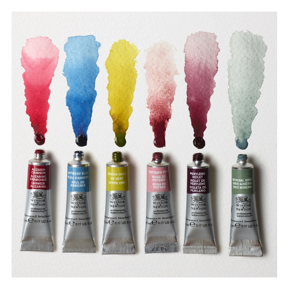 Professional Watercolor Mindful Set - Winsor & Newton - 6 x 5 ml