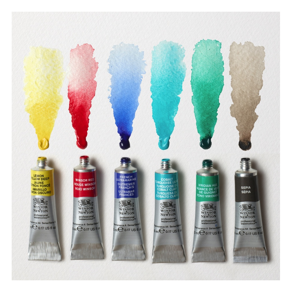 Zestaw akwareli Professional Urban Sketching - Winsor & Newton - 6 x 5 ml